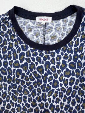 Goldie Leopard Ringer tee